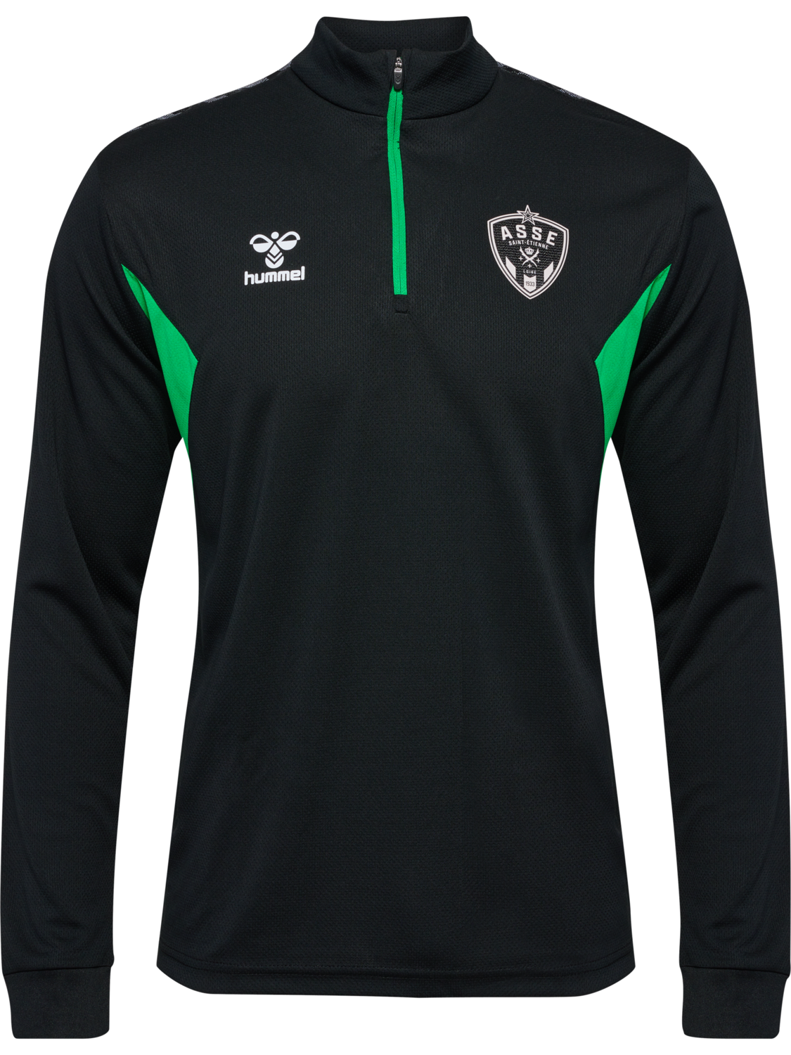 ASSE 23/24 TR HALF ZIP SWEAT, BLACK, packshot