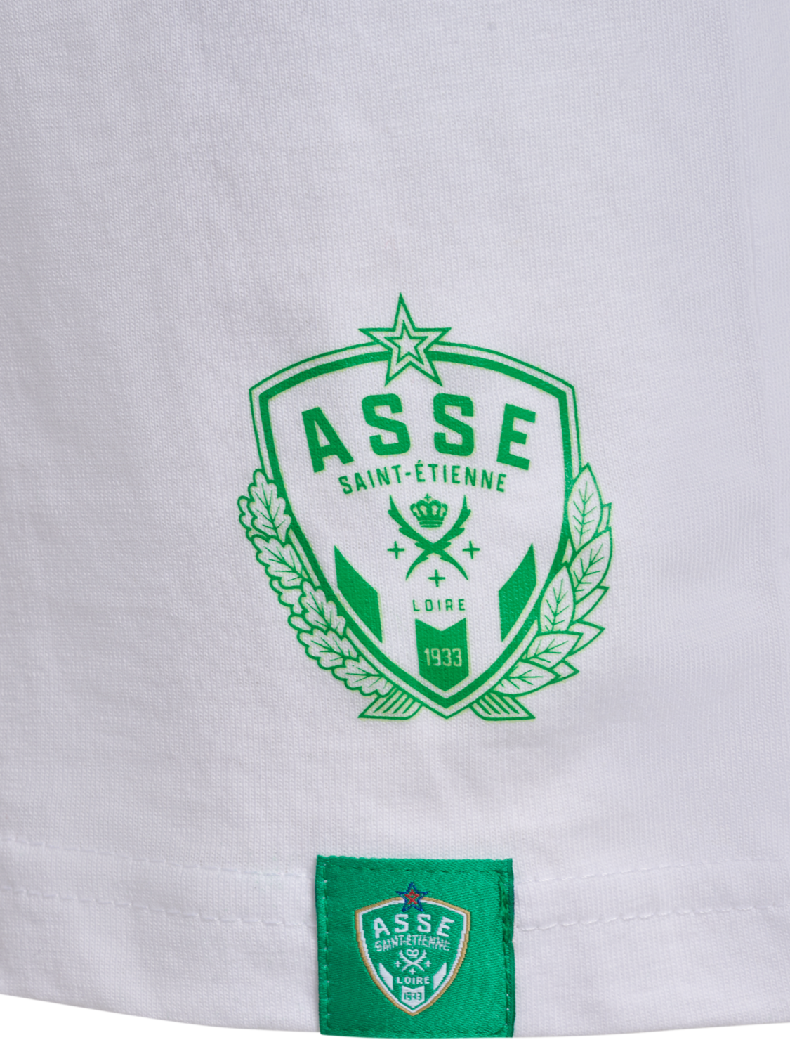ASSE FAN STEPHANOIS TEE KIDS, WHITE, packshot
