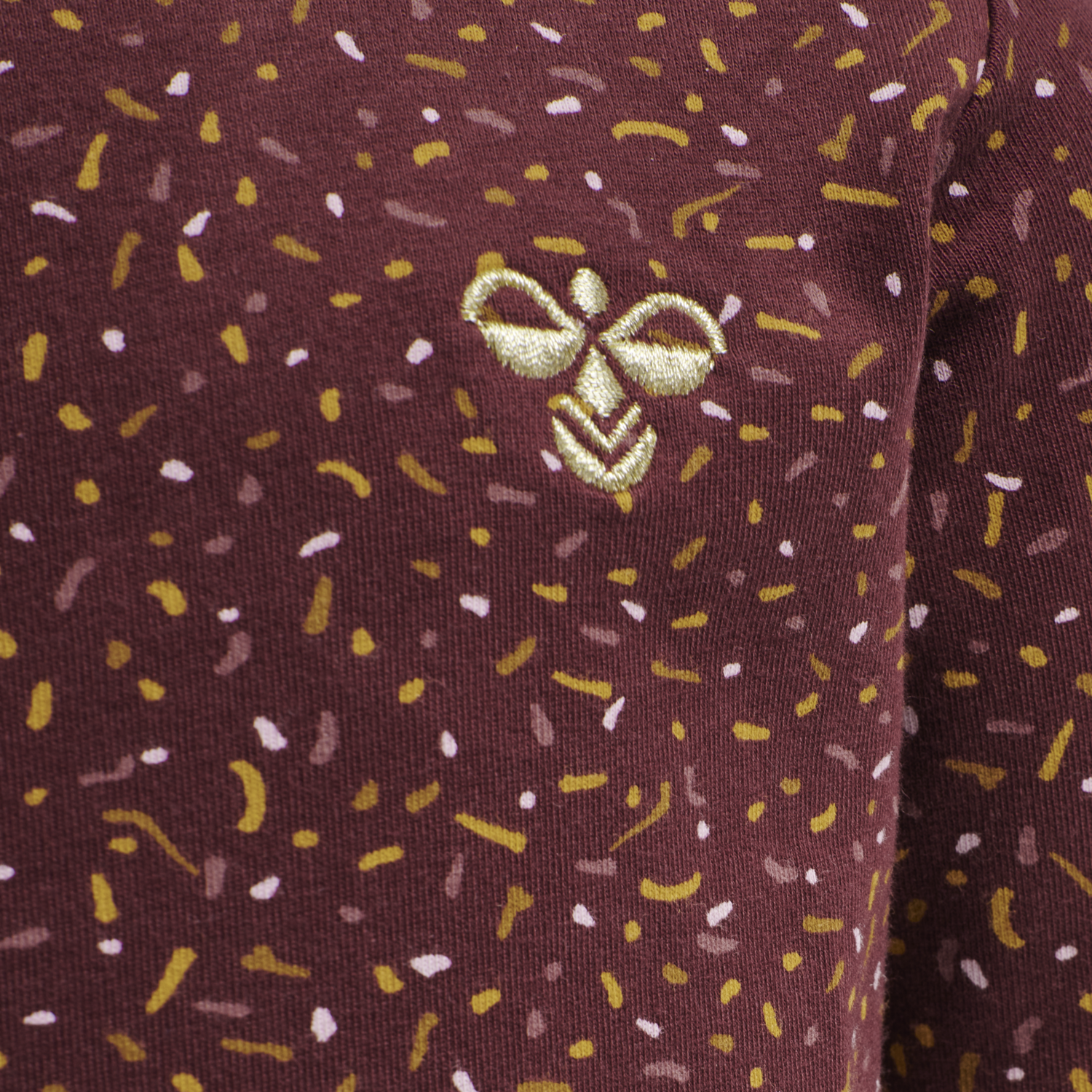 hmlSPRINKLE T-SHIRT L/S, CHOCOLATE TRUFFLE, packshot