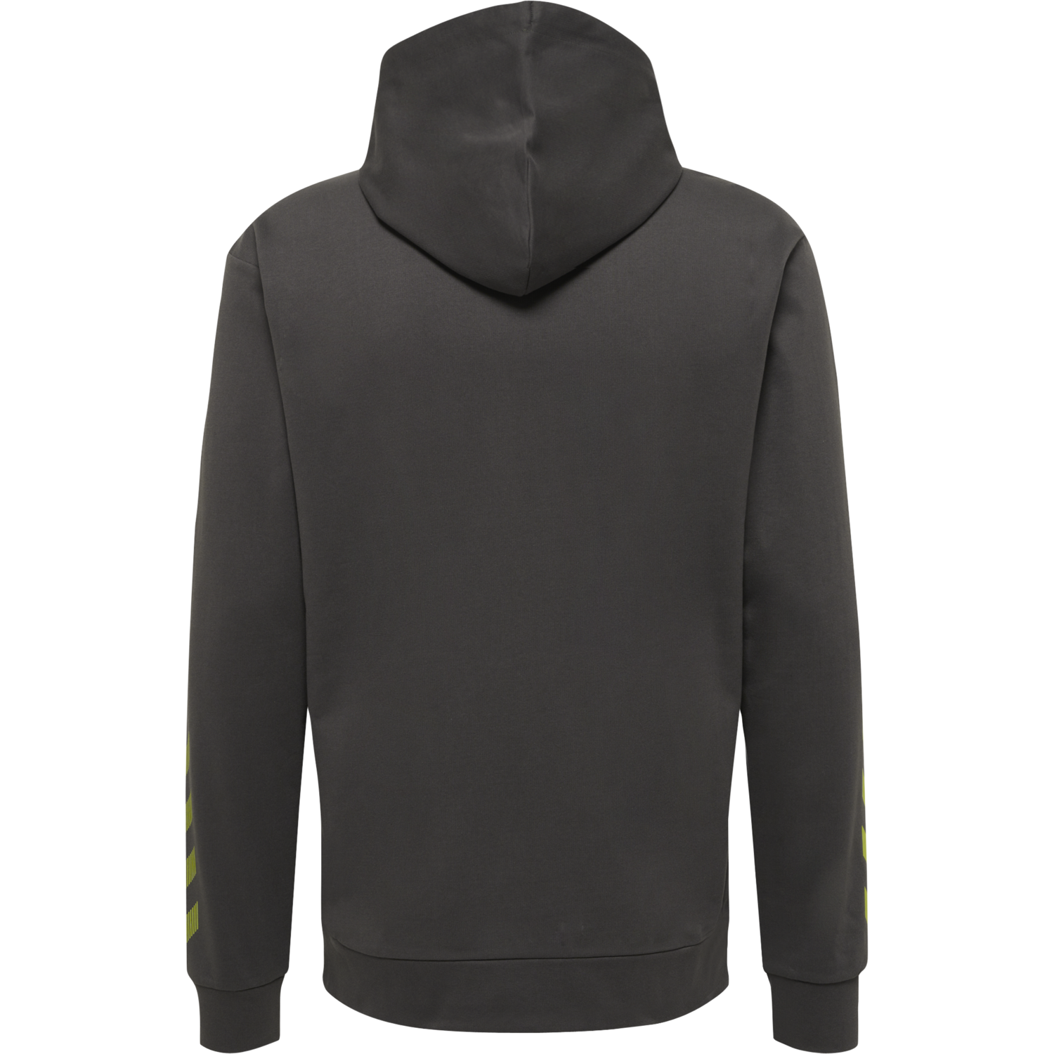 hmlOFFGRID COTTON HOODIE, FORGED IRON/DARK CITRON, packshot