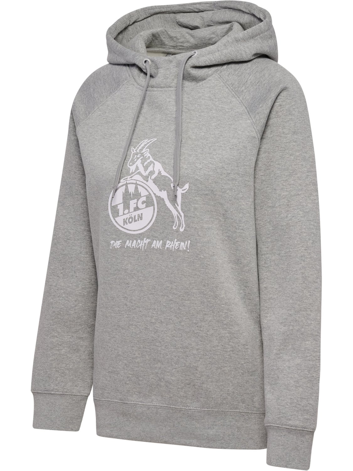 1FCK 23/24 FAN SWEAT HOODIE WOMAN, GREY MELANGE, packshot