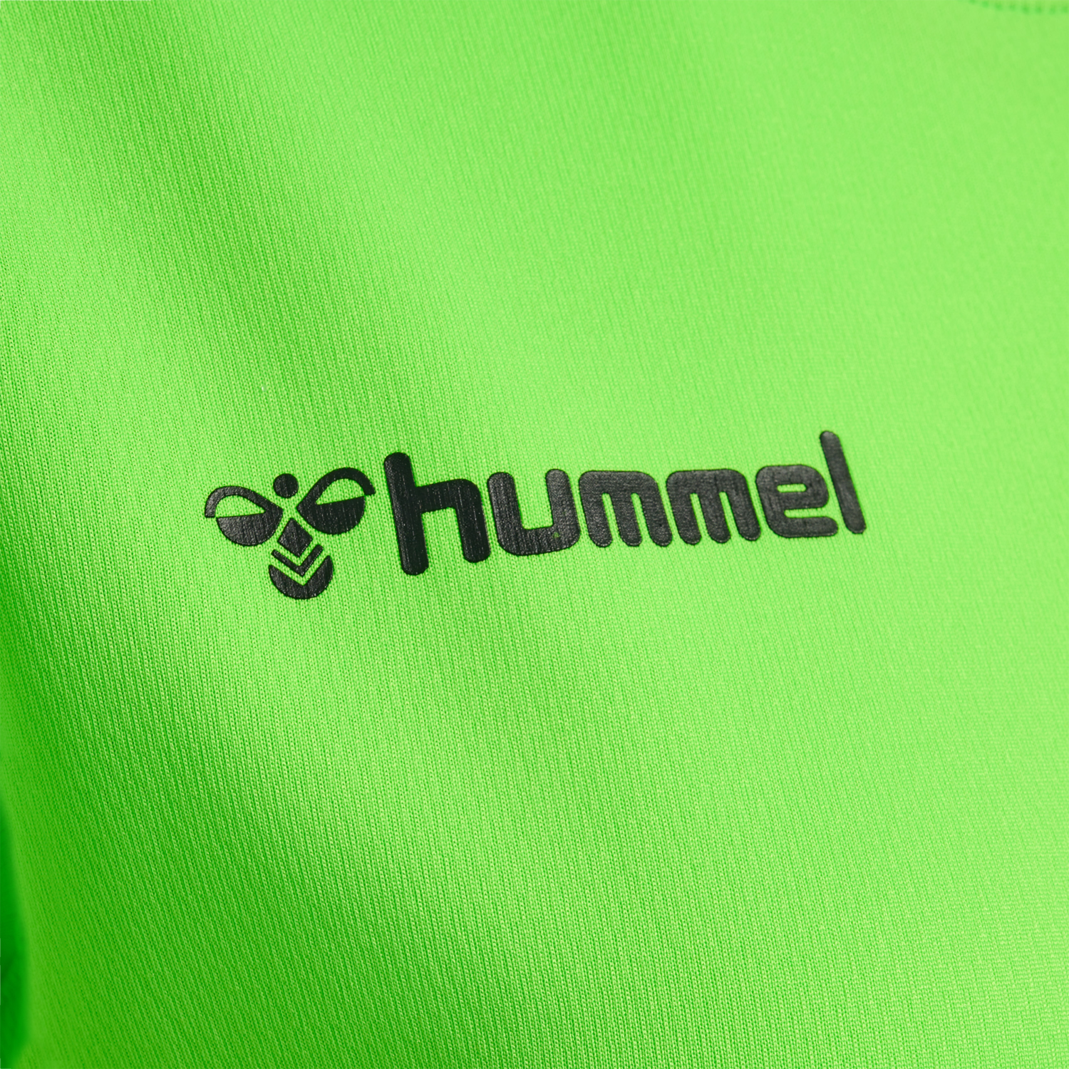 hmlAUTHENTIC KIDS POLY JERSEY S/S, GREEN GECKO, packshot