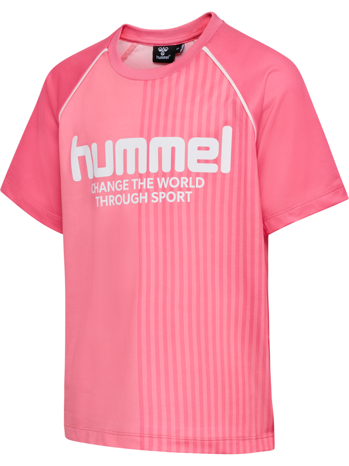 hmlMEXINE T-SHIRT S/S, GERANIUM PINK, packshot