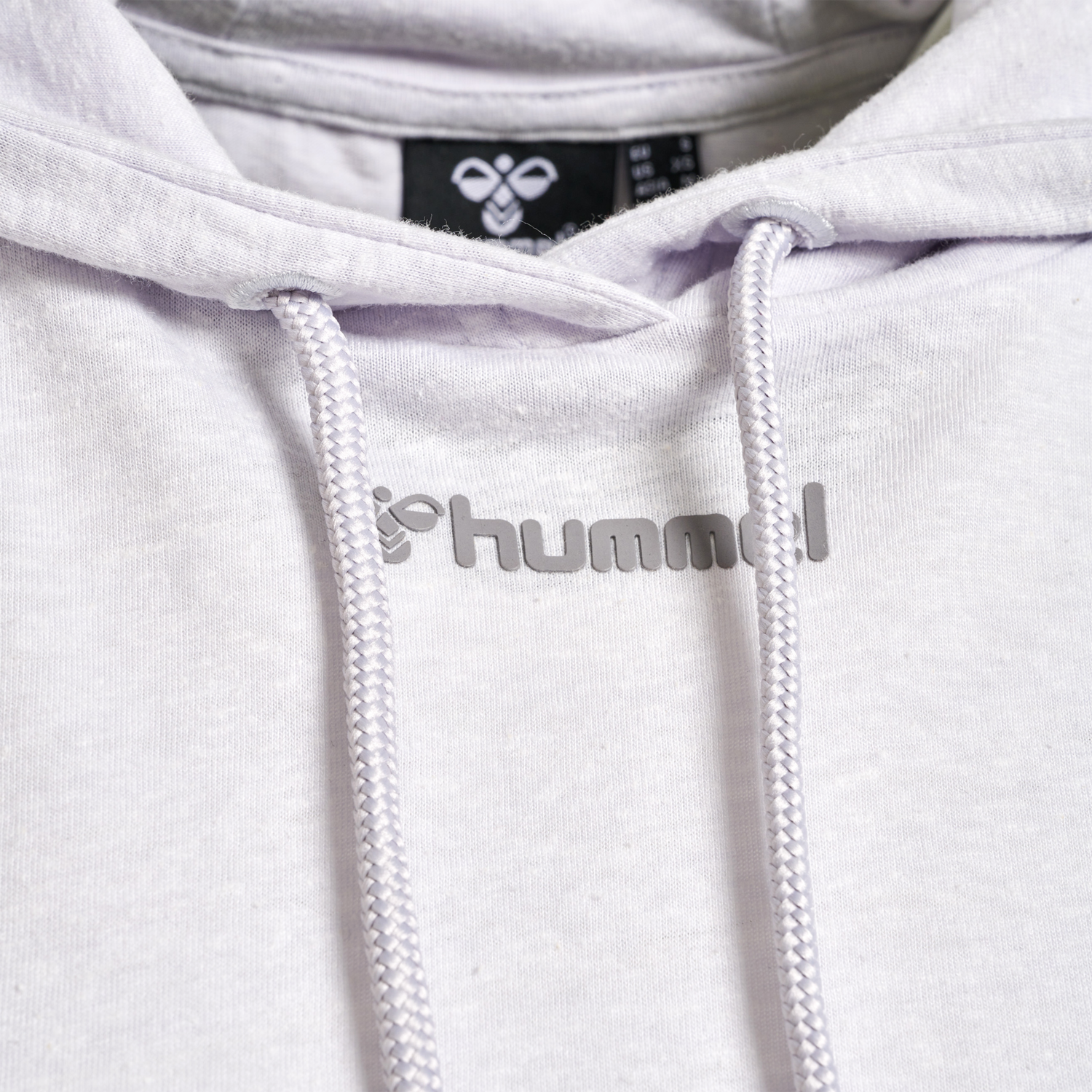 hmlZANDRA HOODIE, LIGHT GREY MELANGE, packshot