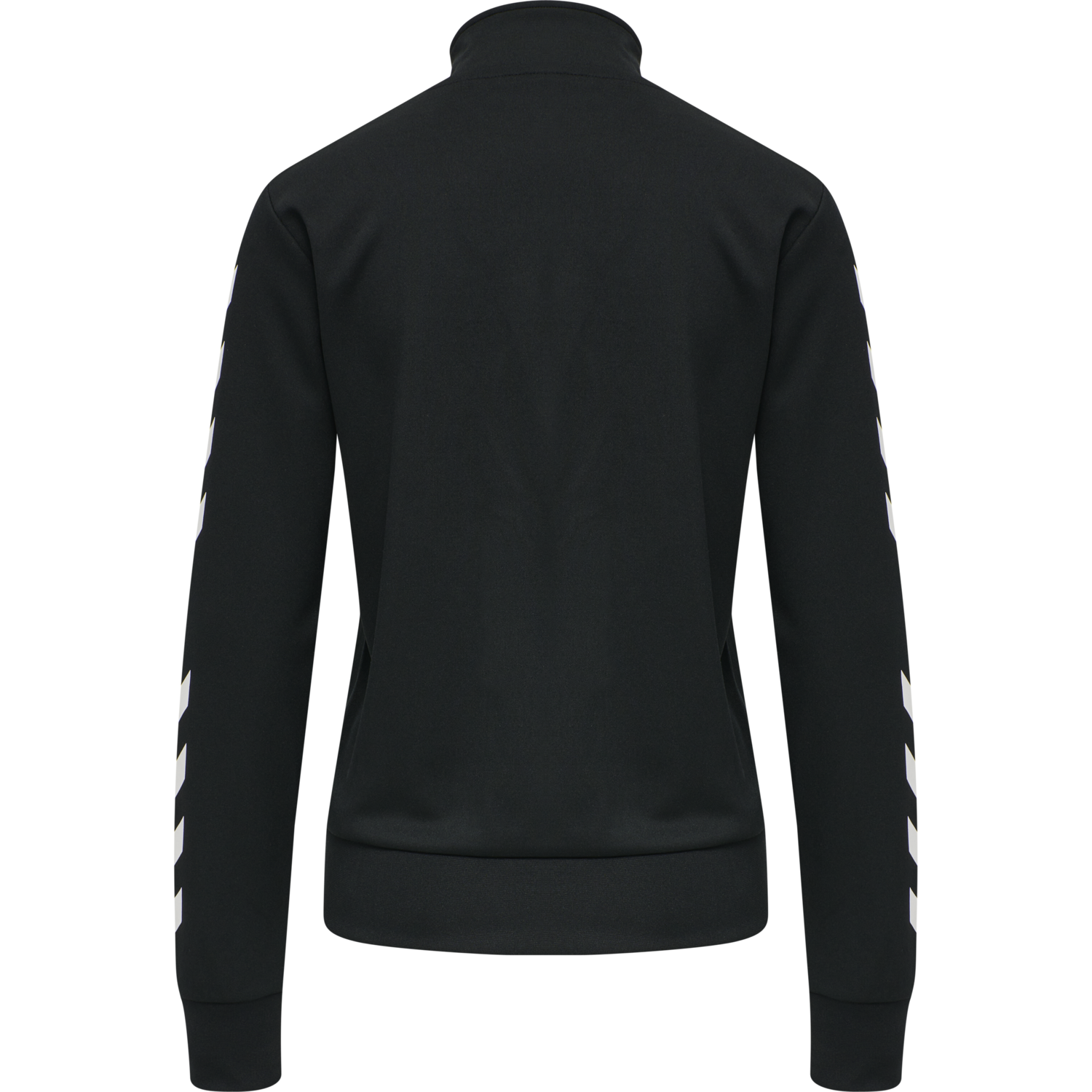 hmlLEGACY POLY WOMAN ZIP JACKET, BLACK, packshot