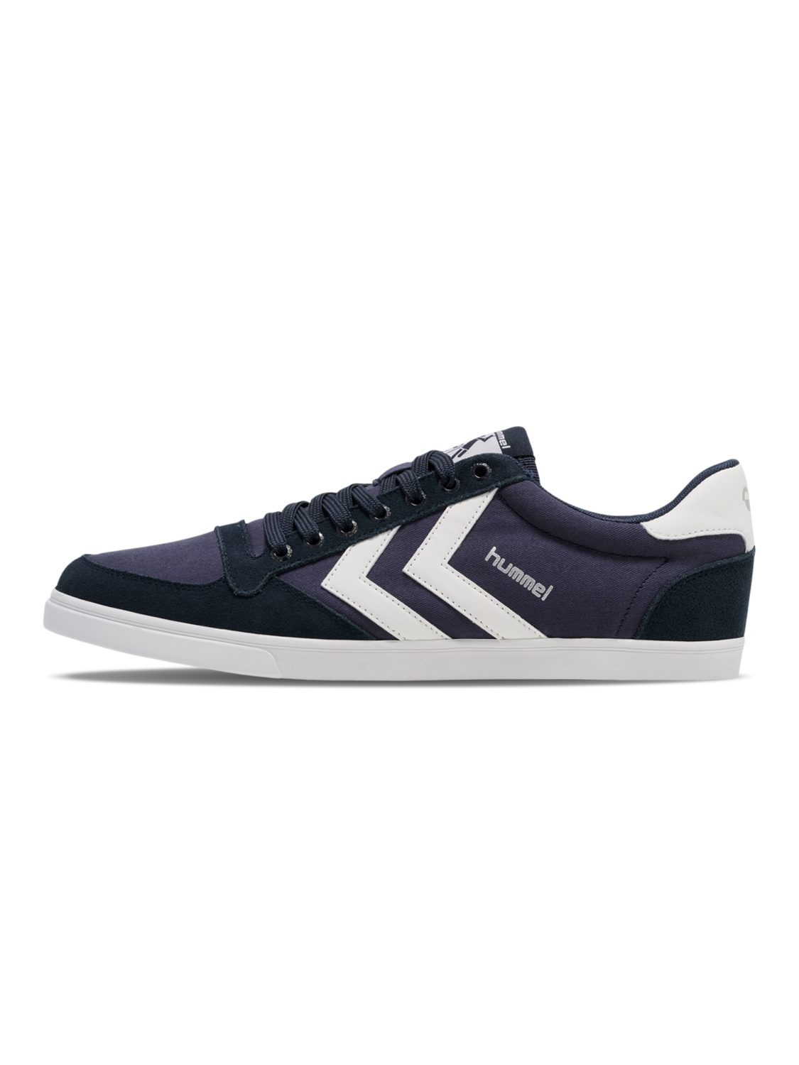 HUMMEL SLIMMER STADIL LOW, DRESS BLUES/WHITE KH, packshot