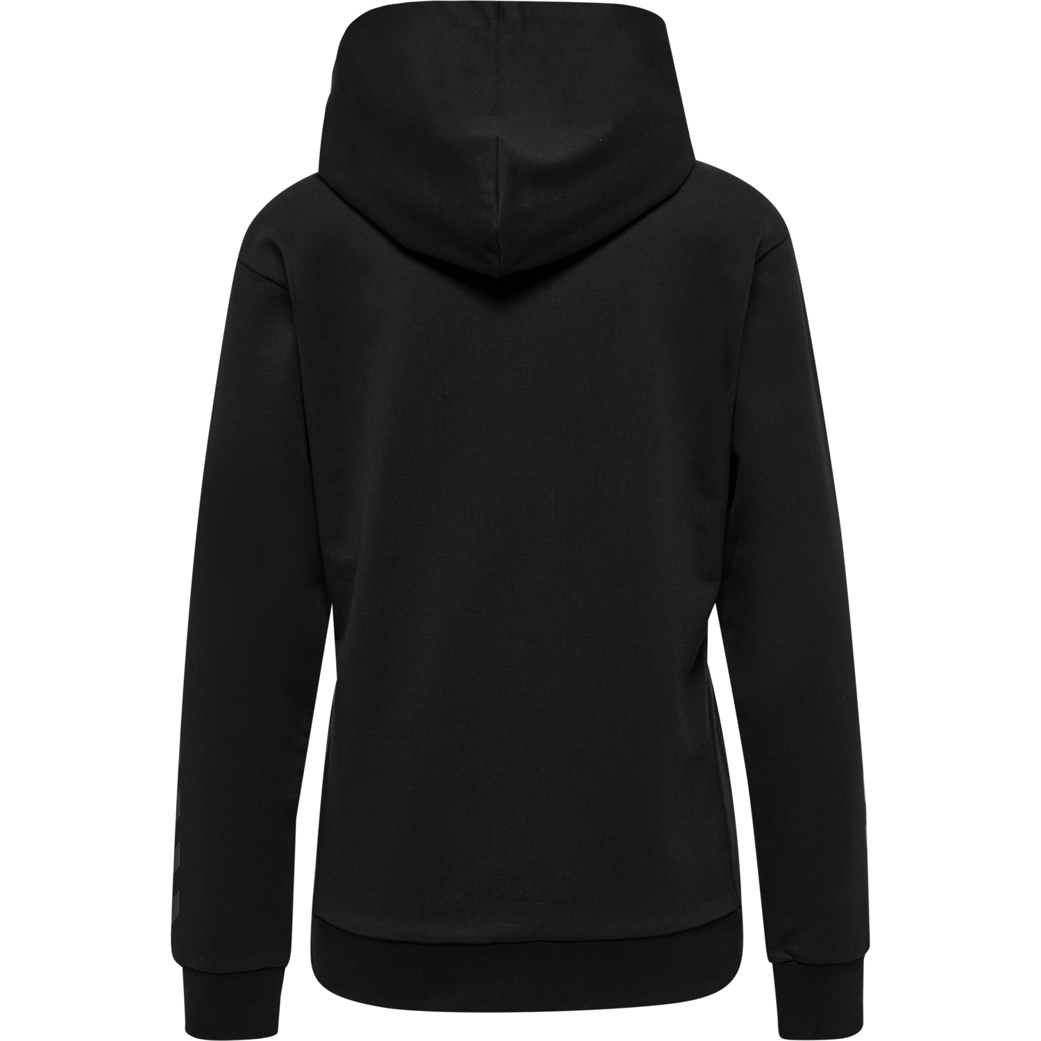 hmlOFFGRID COTTON HOODIE WO, JET BLACK/FORGED IRON, packshot
