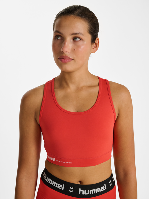 hmlPULSE LIGHT SUPPORT BRA, CAYENNE, model