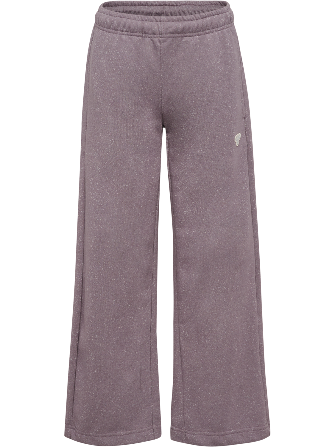 hmlJR LOOSE WL GLITTER PANTS BEE, GRAY RIDGE, packshot
