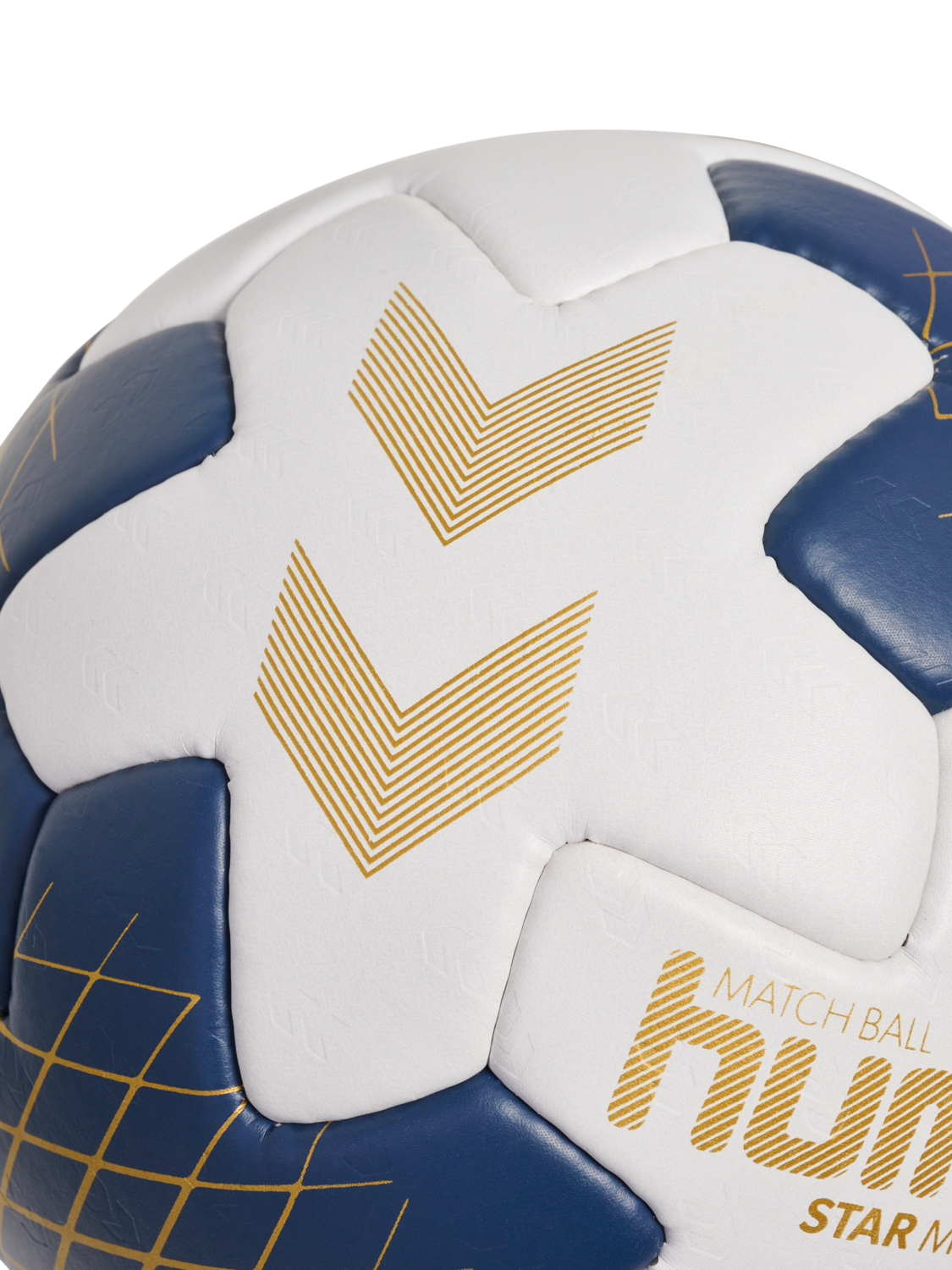 hmlSTAR MATCH HB, OFF WHITE/MARINE/GOLD, packshot