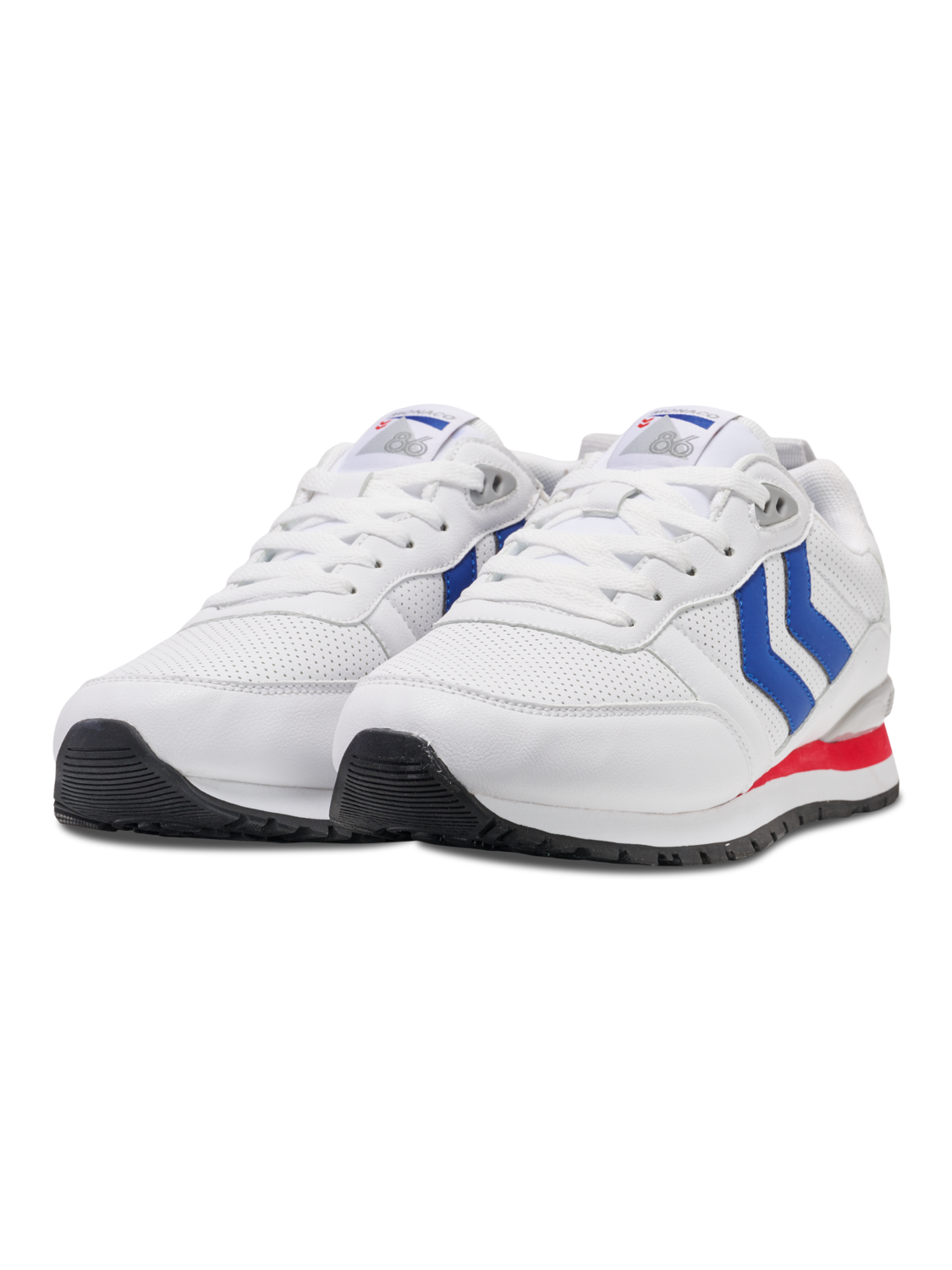 MONACO 86 PERFORATED, WHITE/BLUE/RED, packshot