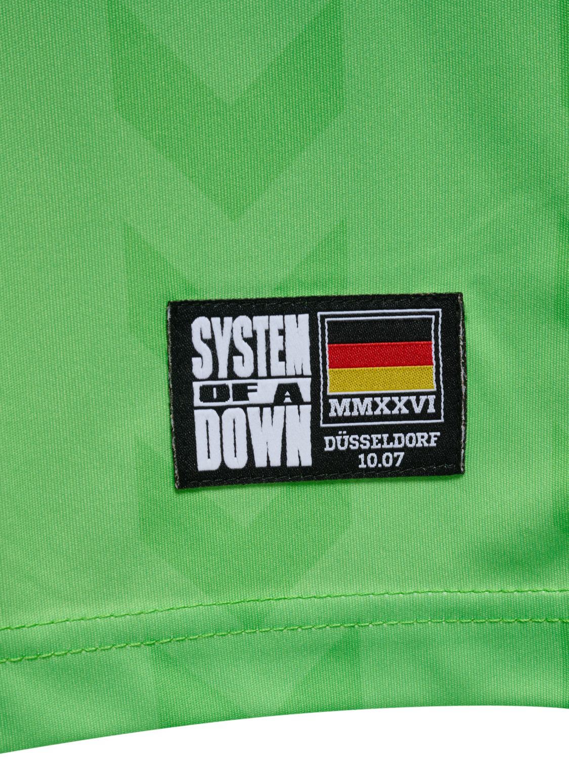 hmlSOAD TOUR 26 DUSSEL JERSEY S/S, GREEN, packshot