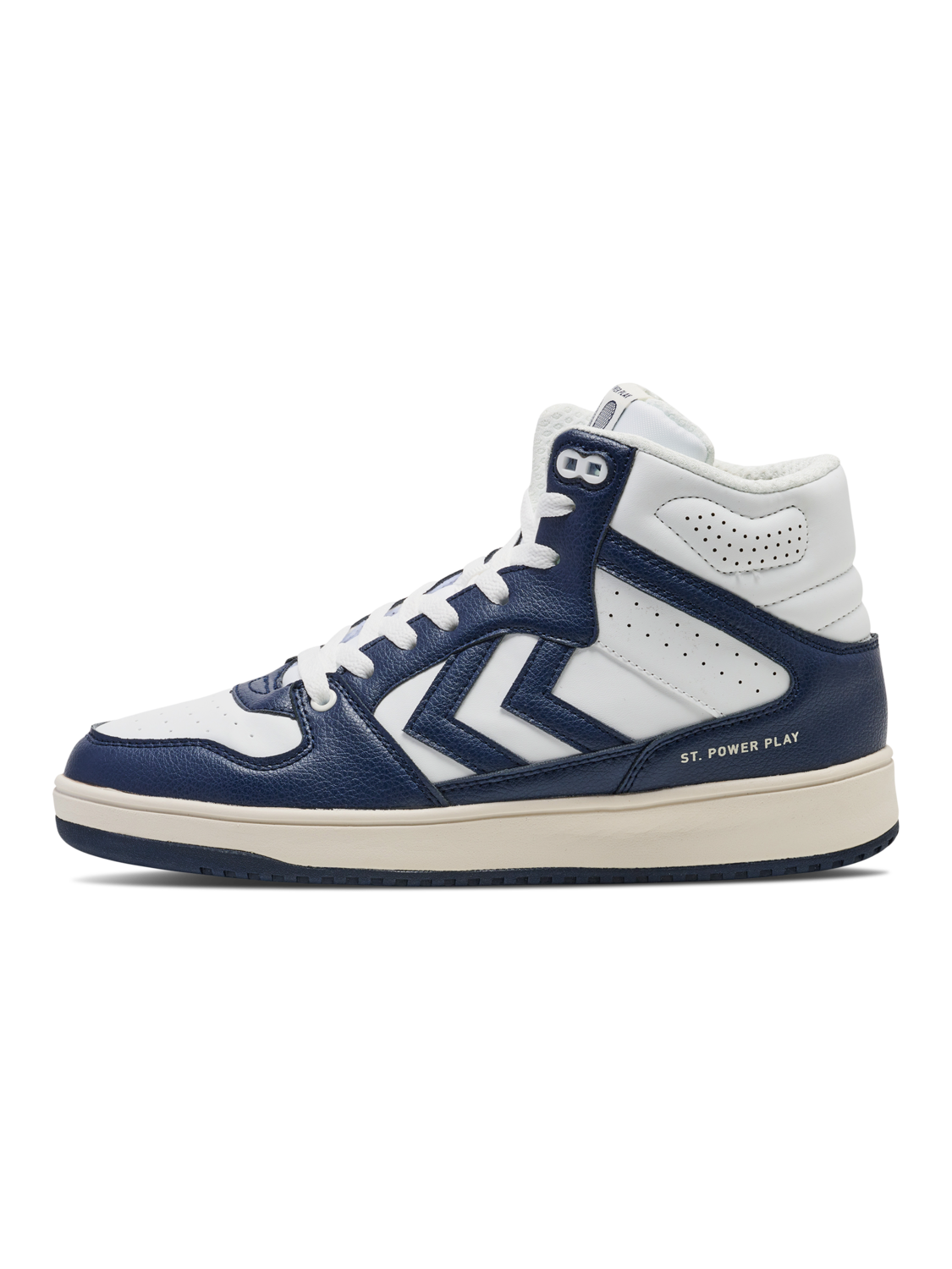 ST. POWER PLAY MID RT, WHITE/NAVY, packshot