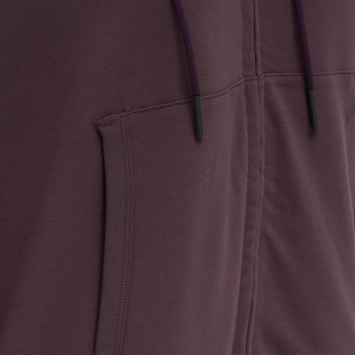 hmlLUISE LOOSE ZIP HOODIE, FUDGE, packshot