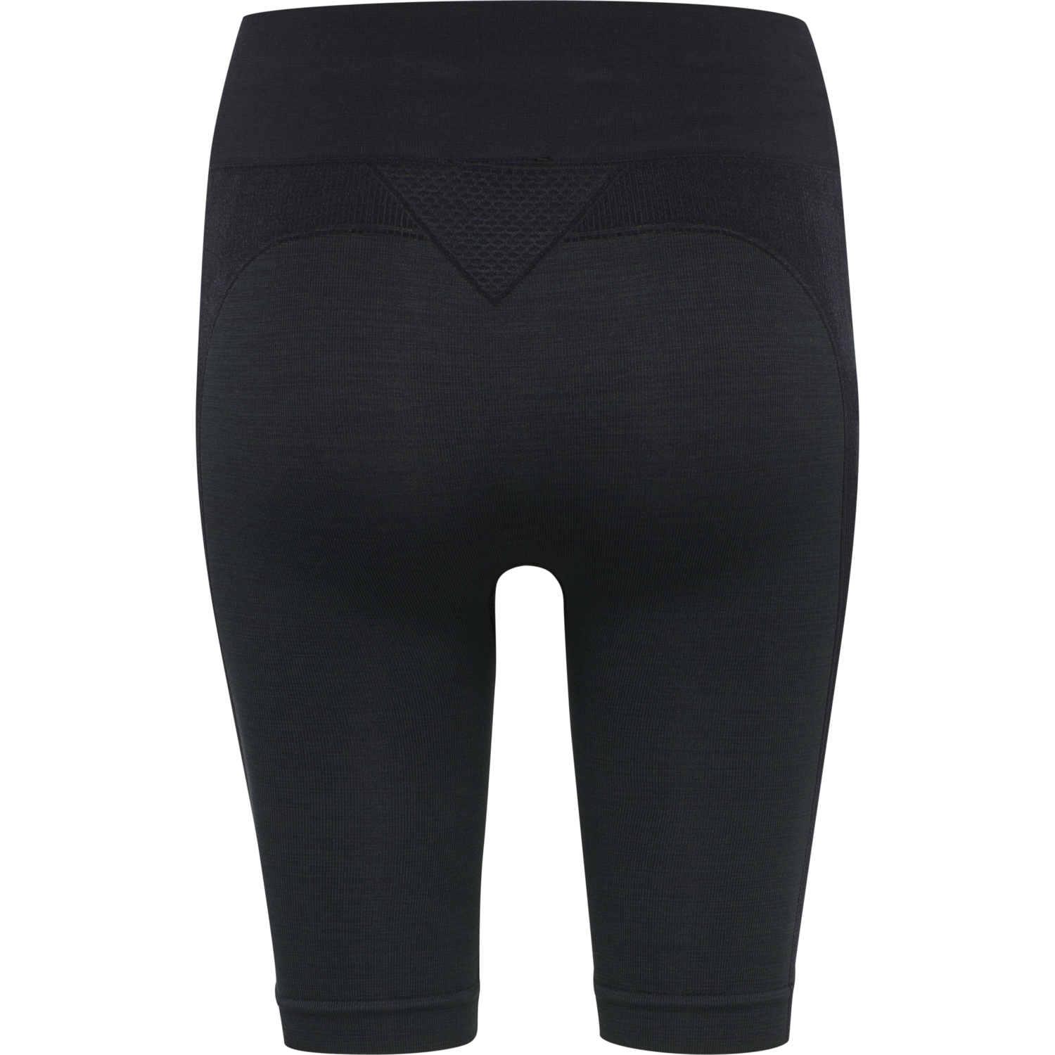 hmlCLEA SEAMLESS CYCLING SHORTS, BLACK MELANGE, packshot