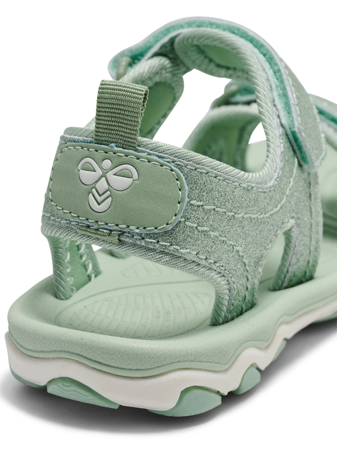 SANDAL GLITTER JR, FROSTY GREEN, packshot