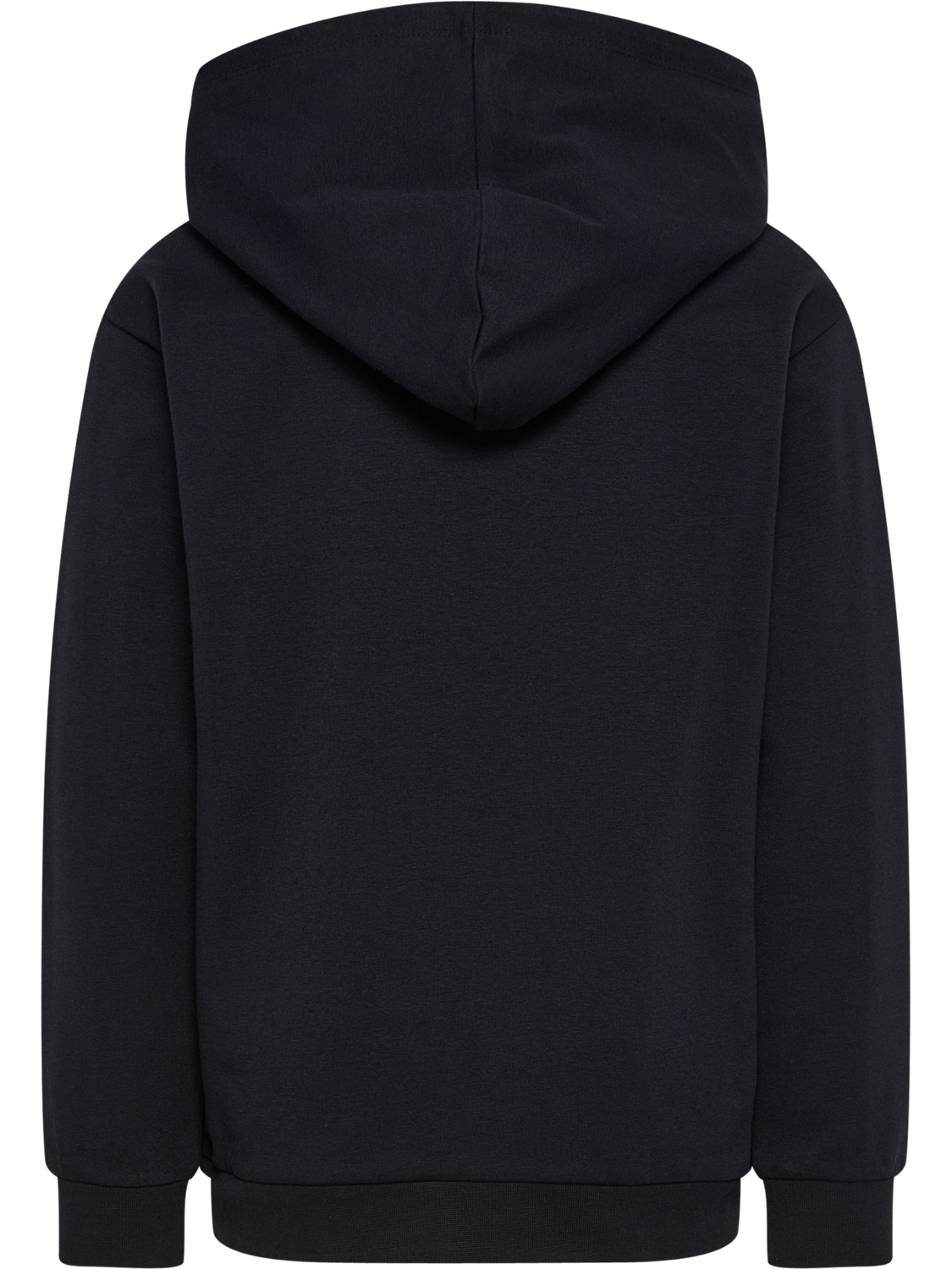 hmlJR REG TUKAS HOODIE, BLACK, packshot