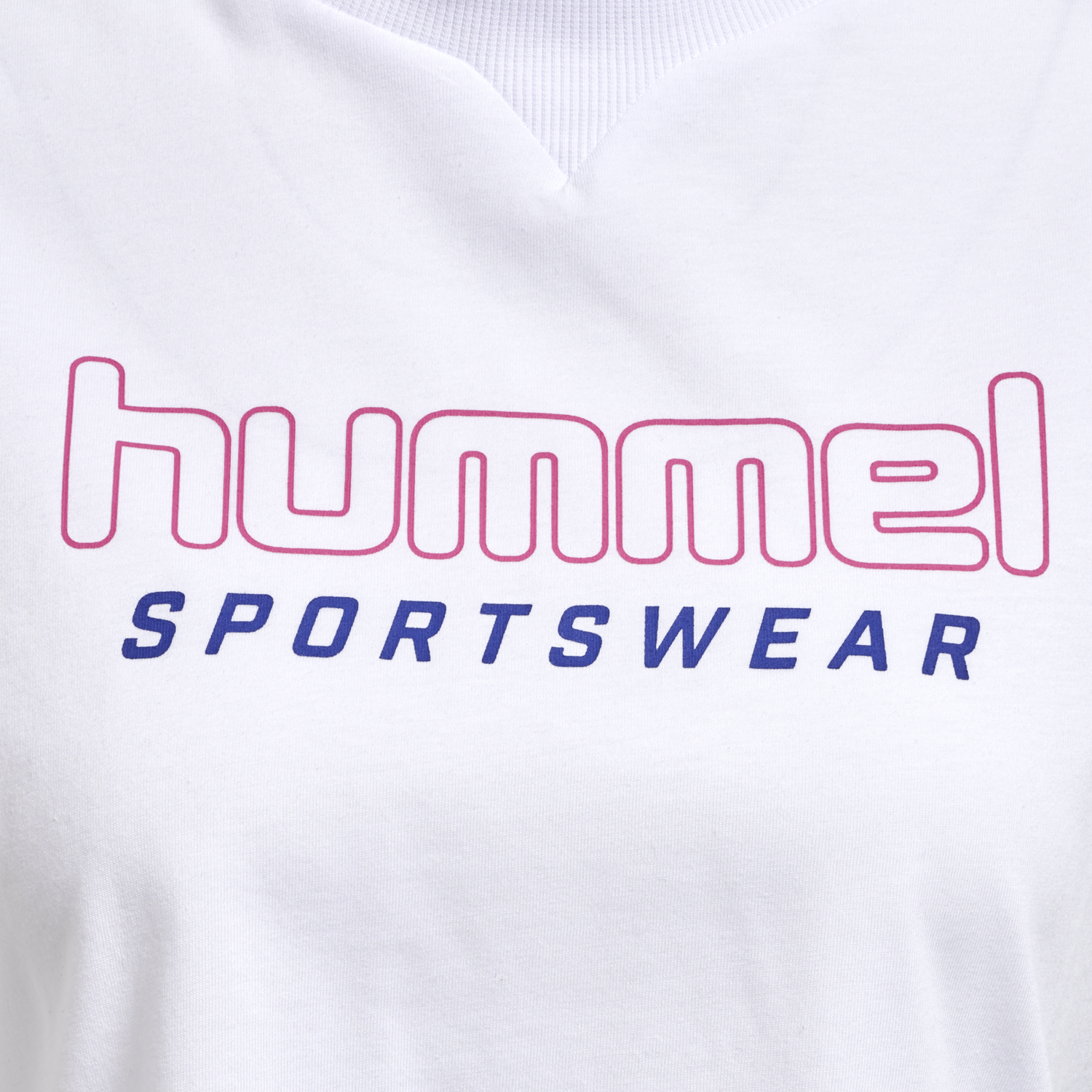 hmlLGC JUNE CROPPED T-SHIRT, WHITE, packshot