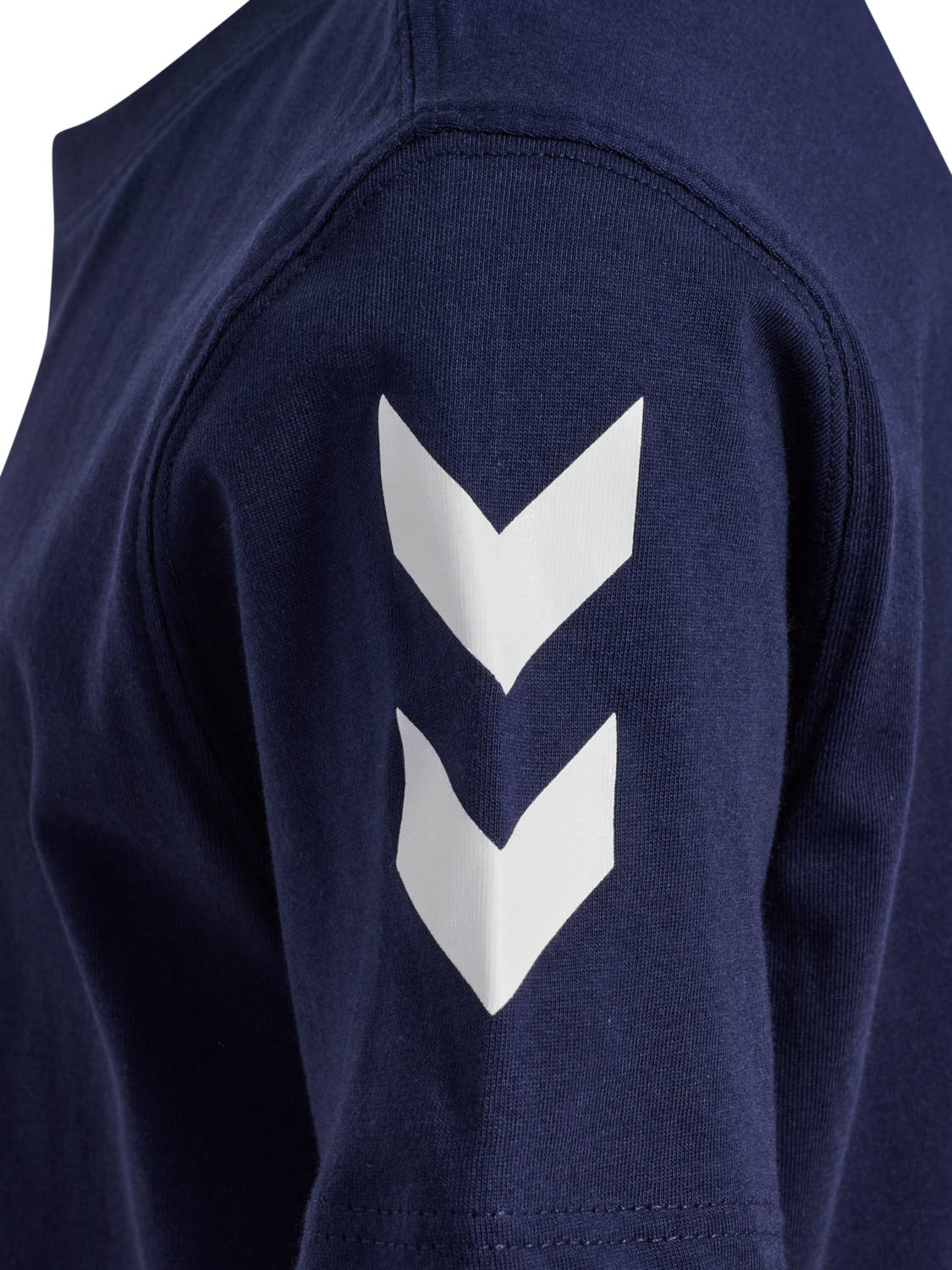 hmlGO 2.0 CHEVRON T-SHIRT S/S KIDS, MARINE, packshot