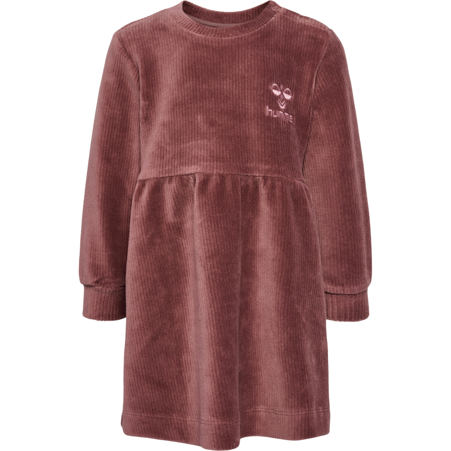 hmlCORDY DRESS L/S, ROSE BROWN, packshot