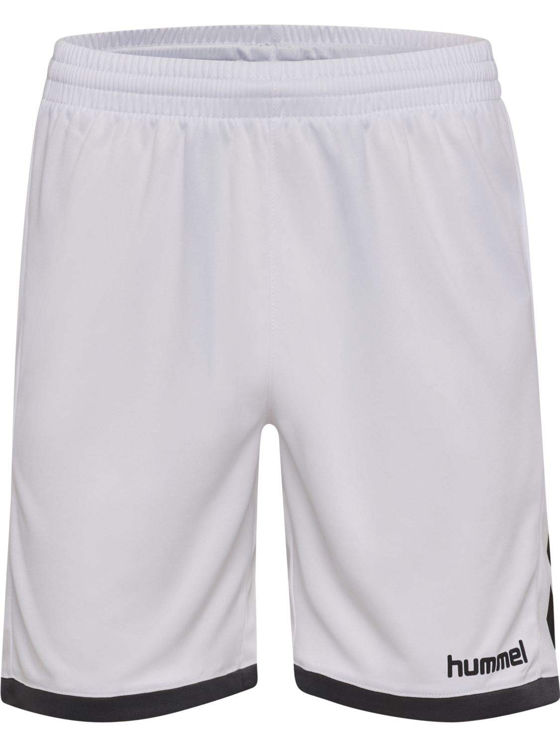 hmlBLAZE CLUB 26 POLY SHORTS, WHITE/ASPHALT, packshot