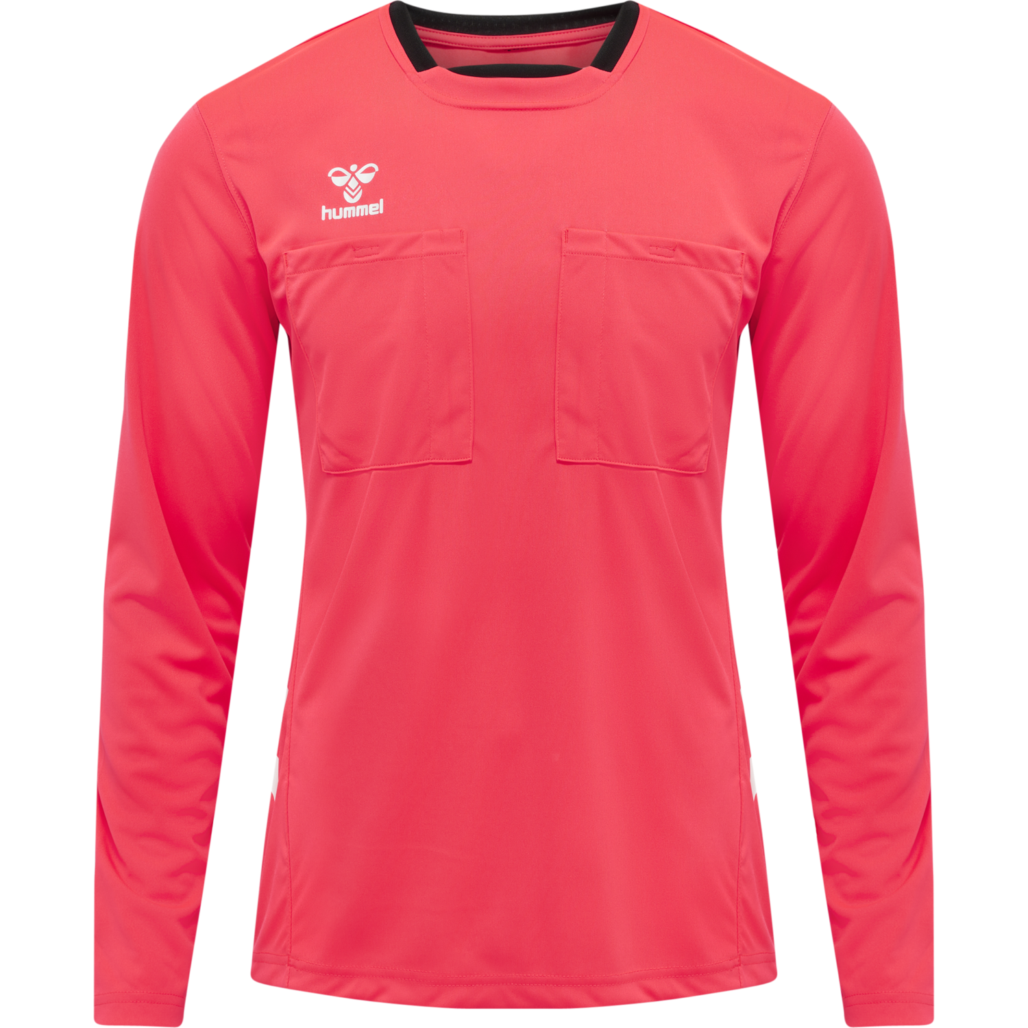 hmlREFEREE CHEVRON JERSEY L/S, DIVA PINK, packshot