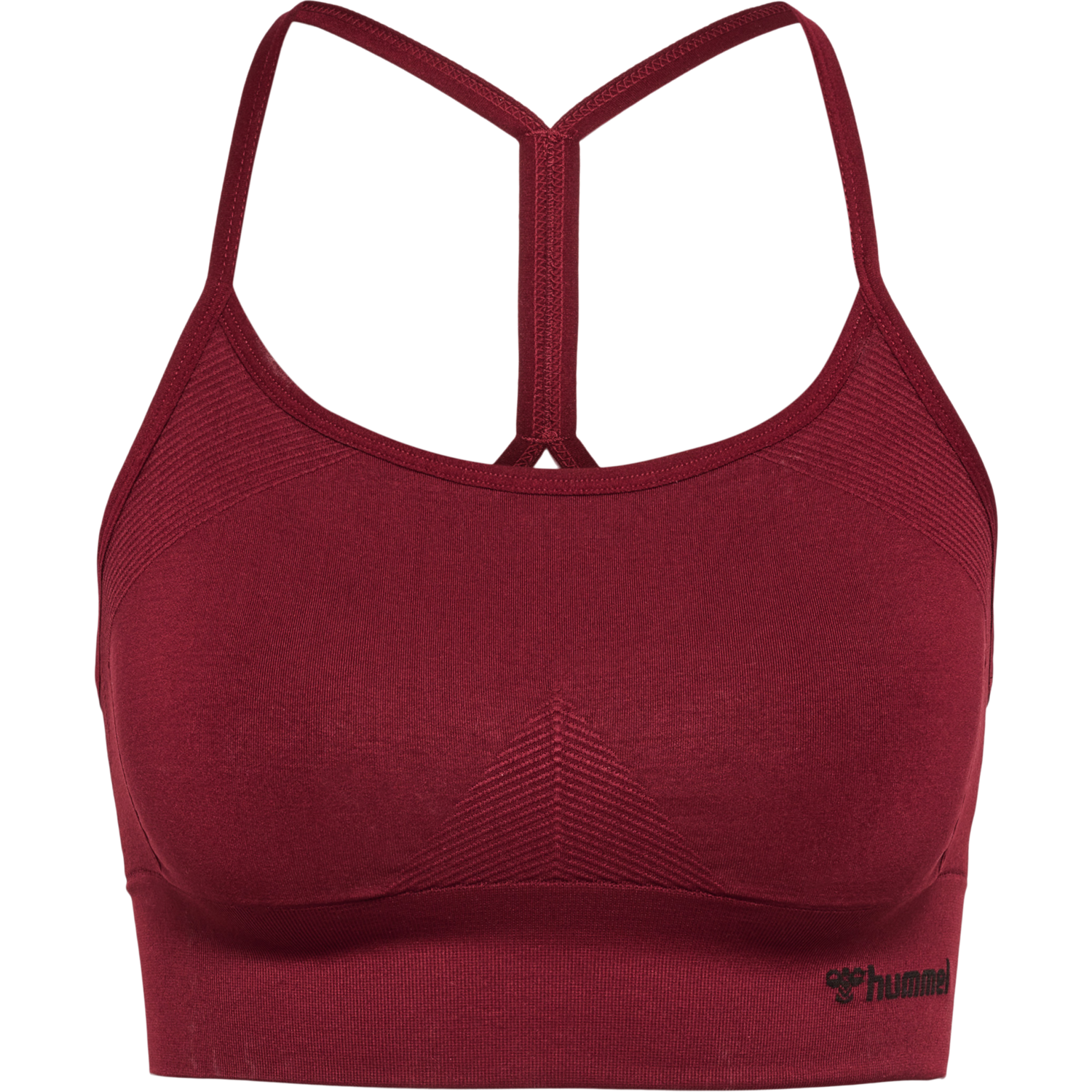 hmlTIFFY SEAMLESS SPORTS TOP, CABERNET, packshot