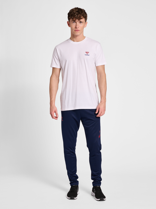 hmlQ4 POLY TRAINING PANT, MARINE, model