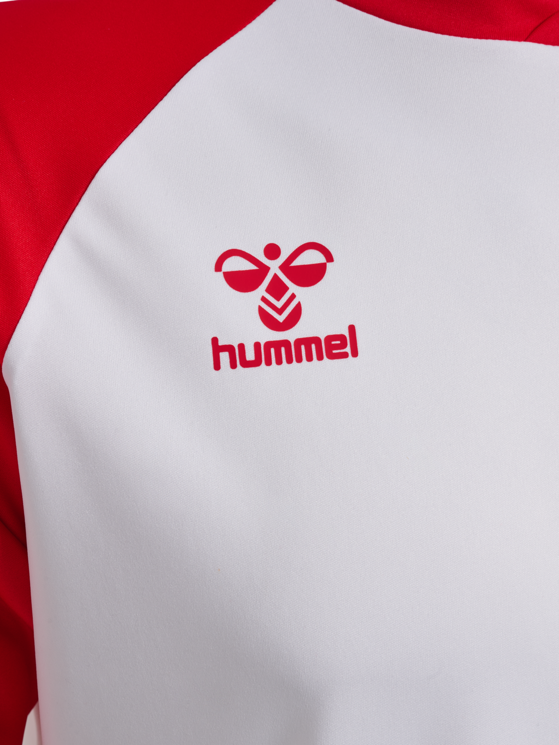 hmlMATCH LEAGUE JERSEY S/S, WHITE/TRUE RED, packshot