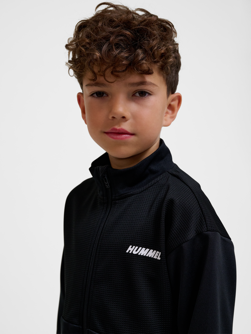hmlODIN ZIP JACKET, BLACK/ASPHALT, model