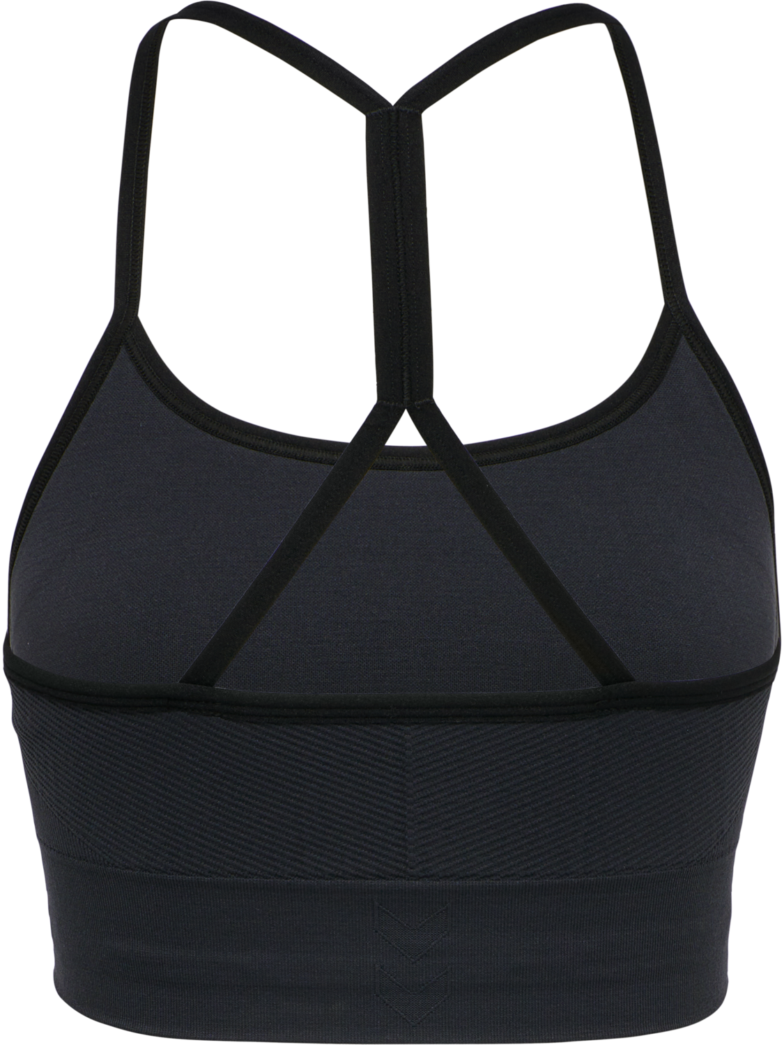 hmlTIFFY SEAMLESS SPORTS TOP, BLACK, packshot