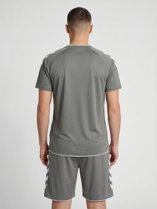 hmlCORE 2.0 JERSEY S/S, STEEL GRAY/WHITE, model