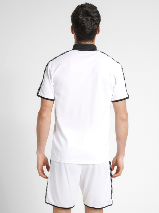 hmlAUTHENTIC FUNCTIONAL POLO, WHITE, model