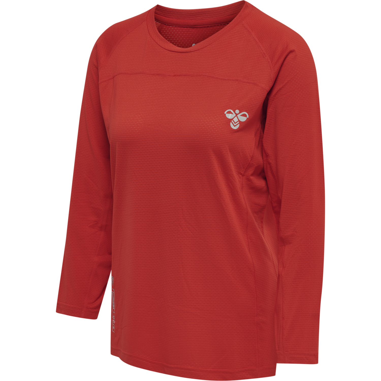 hmlGG12 TRAINING TEE L/S WOMAN, AURA ORANGE, packshot