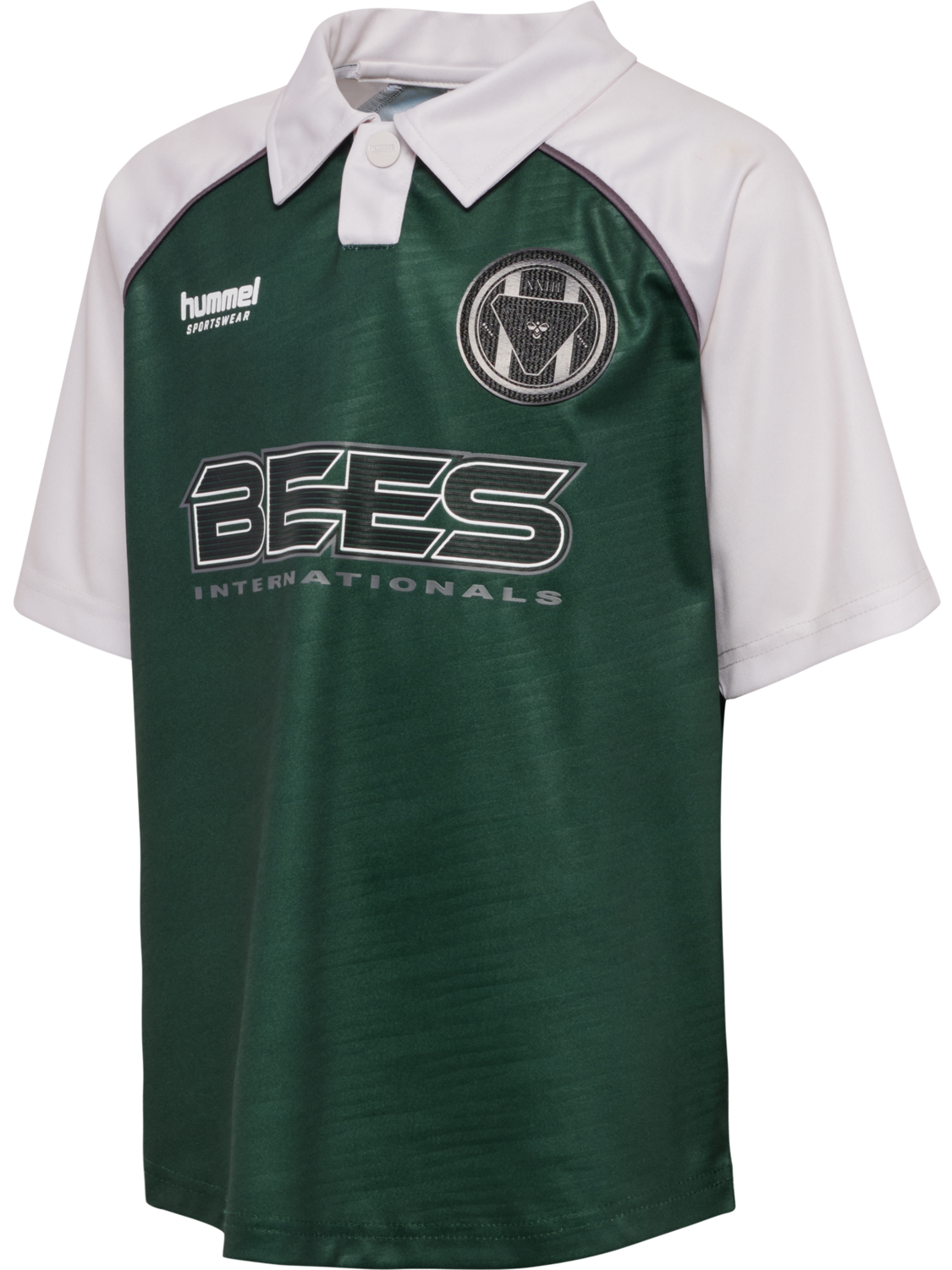 hmlJR LOOSE TIGER SOCCER JERSEY S/S, JUNE BUG, packshot