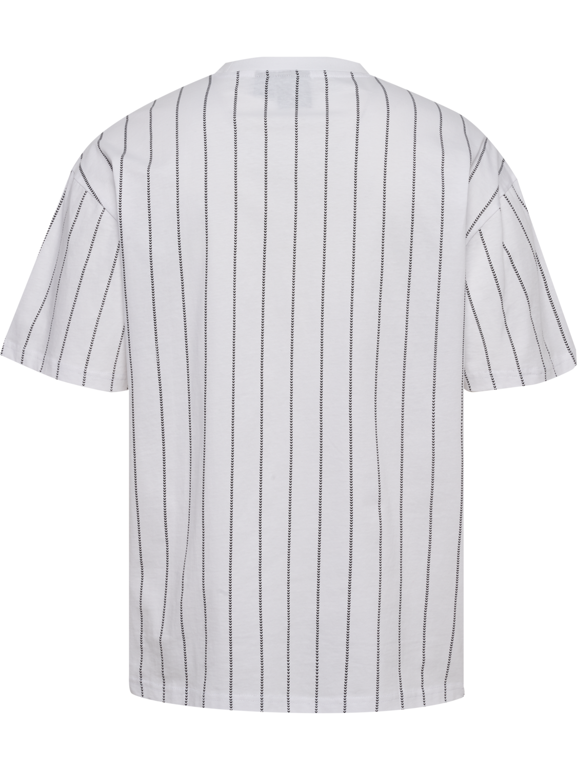 Chevron Pinstripe T-Shirt, WHITE/BLACK, packshot