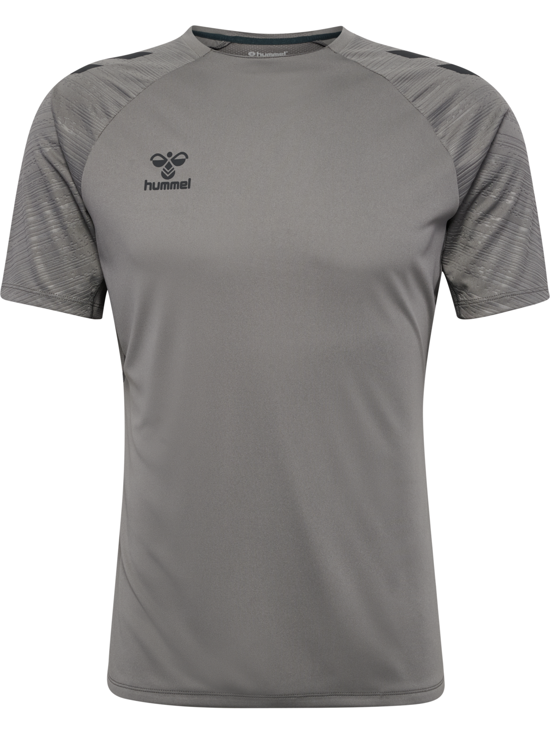 hmlPRO TRAINING JERSEY S/S, STEEL GRAY, packshot