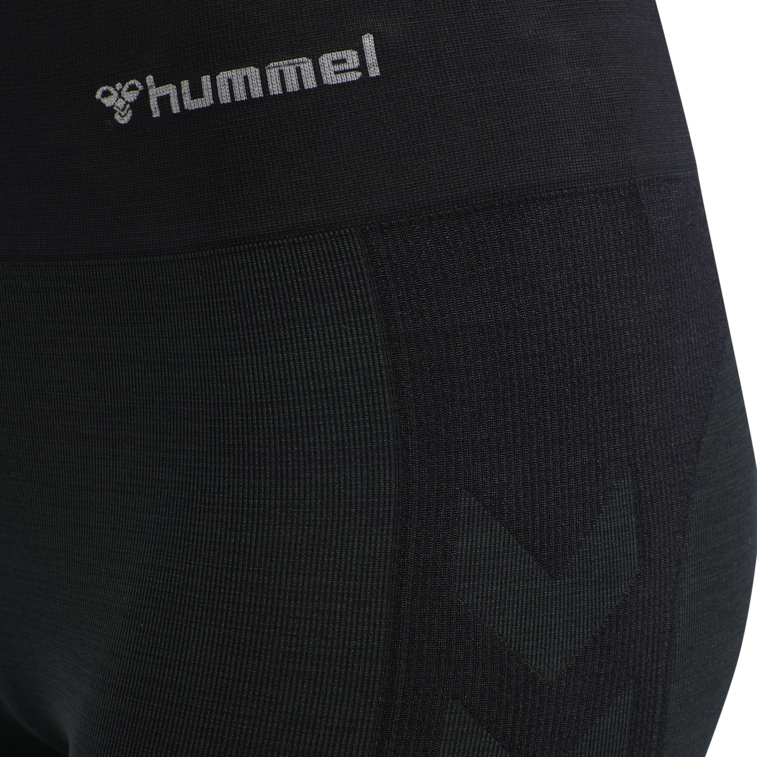 hmlCLEA SEAMLESS CYCLING SHORTS, BLACK MELANGE, packshot