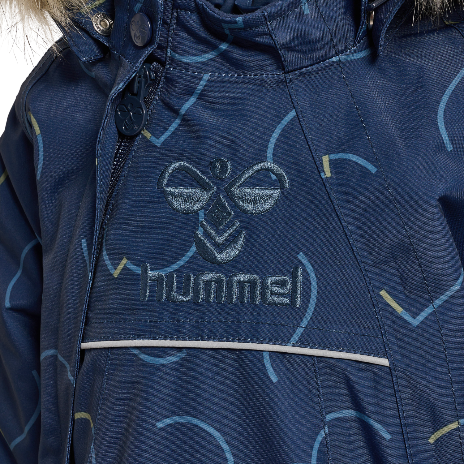 hmlJESSIE TEX JACKET, BLACK IRIS, packshot