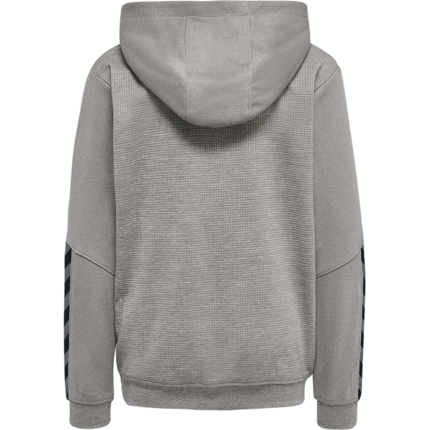 hmlAUTHENTIC KIDS POLY HOODIE, GREY MELANGE, packshot