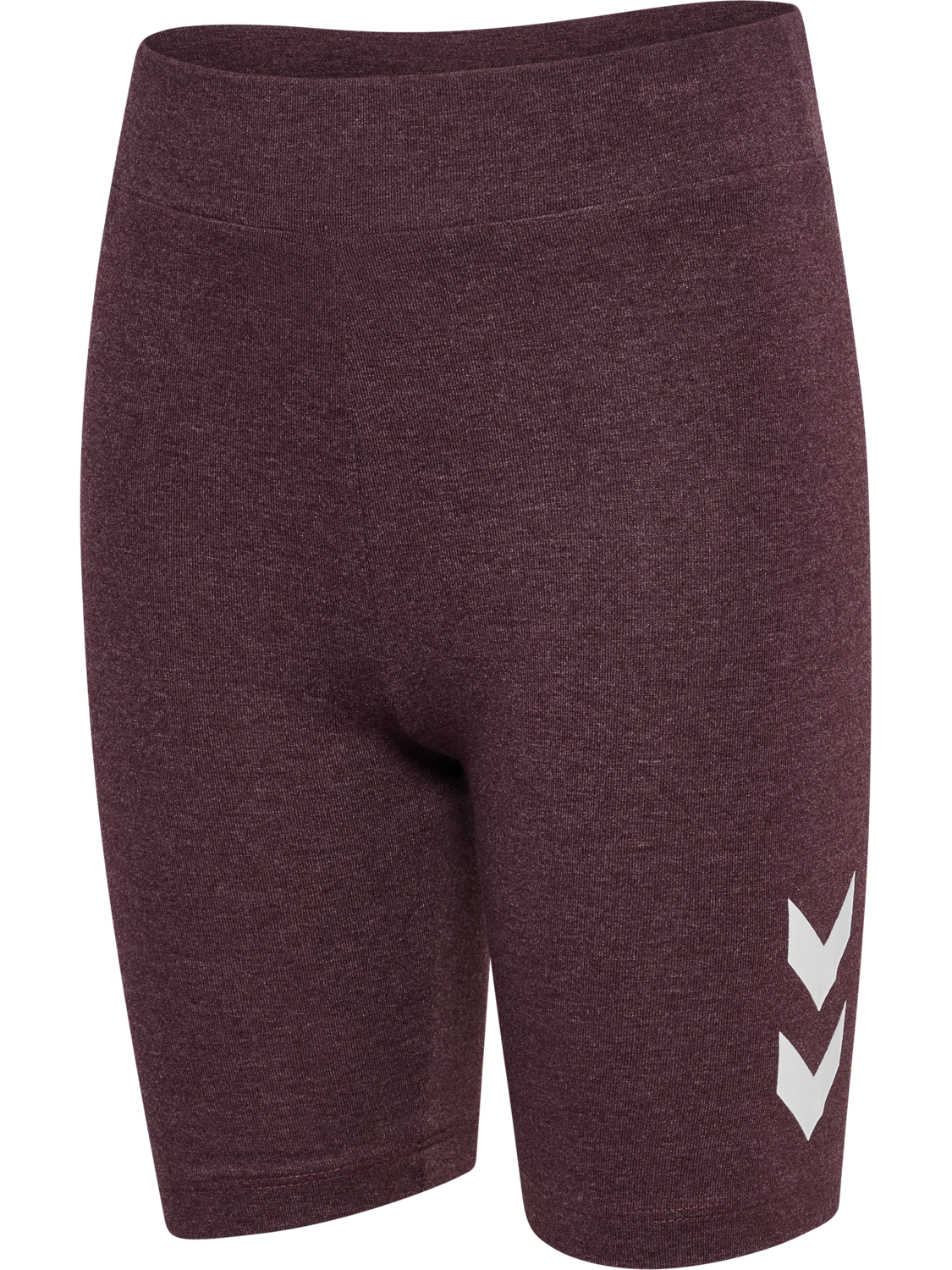 hmlJR LOGO SHORT  TIGHTS, FUDGE MELANGE, packshot