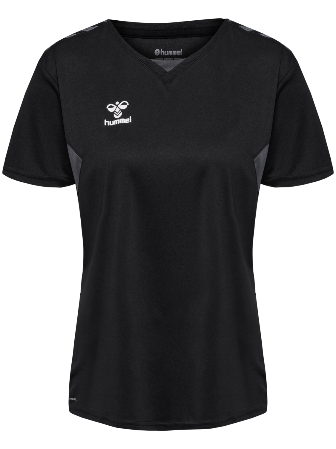 hmlAUTHENTIC PL JERSEY S/S WOMAN, BLACK, packshot