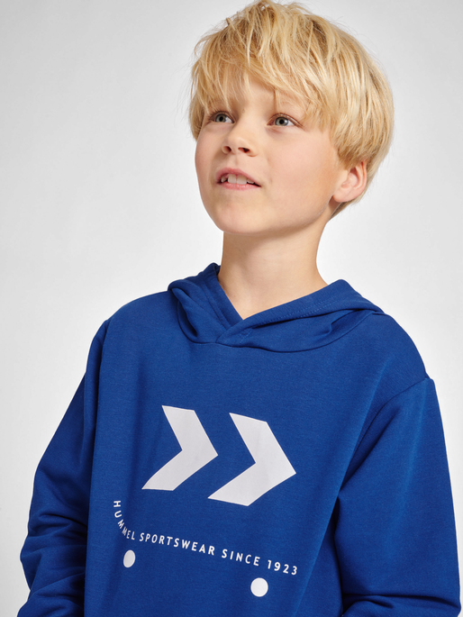 hmlSKATE HOODIE, SODALITE BLUE, model