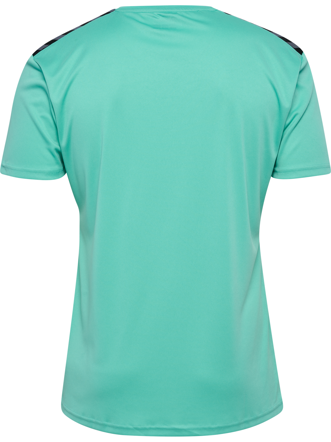 hmlAUTHENTIC PL JERSEY S/S, !TURQUOISE /ASPHALT, packshot
