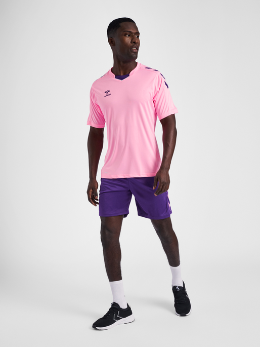 hmlCORE XK POLY JERSEY S/S, COTTON CANDY, model