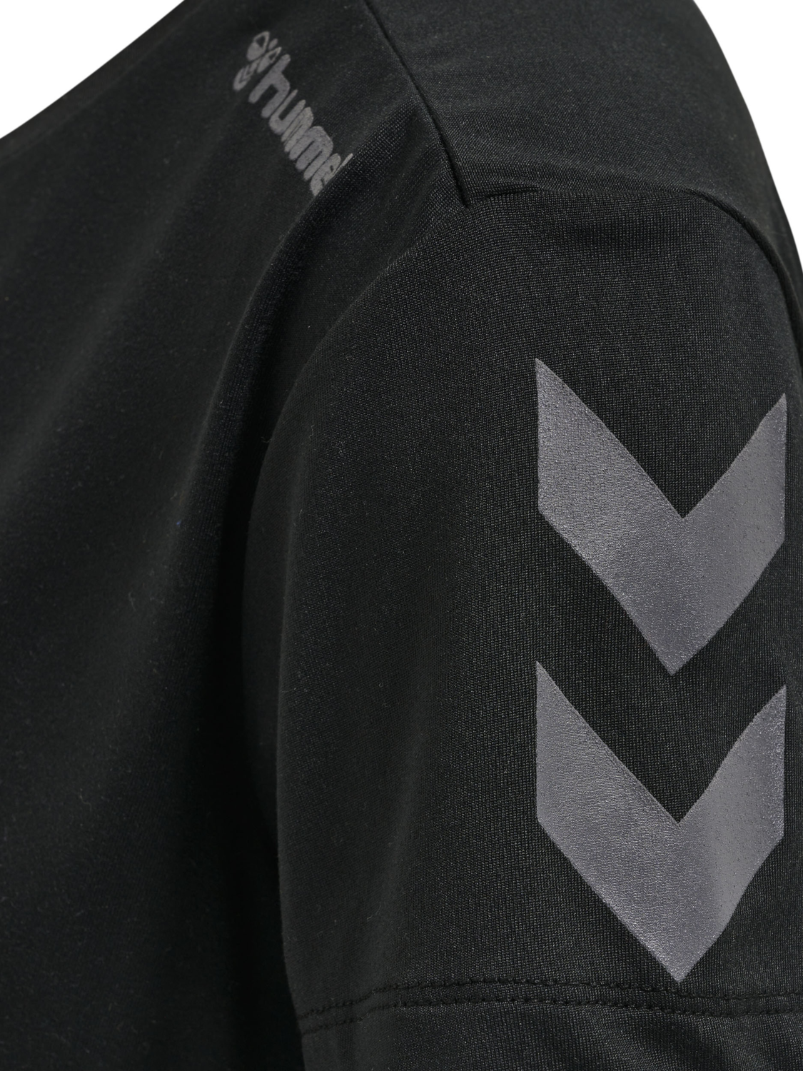 hmlMT TAYLOR T-SHIRT, BLACK, packshot