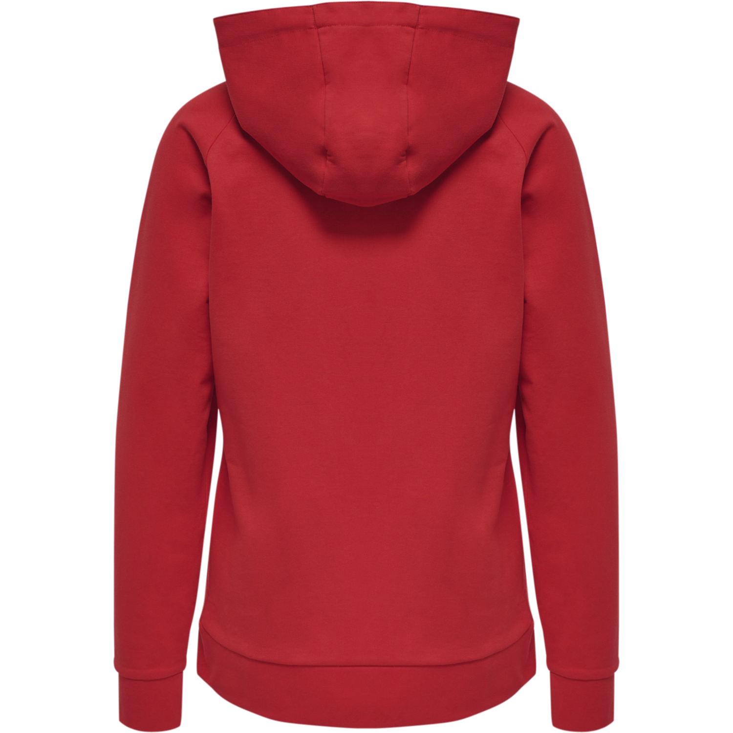HMLGO COTTON LOGO HOODIE WOMAN, TRUE RED, packshot