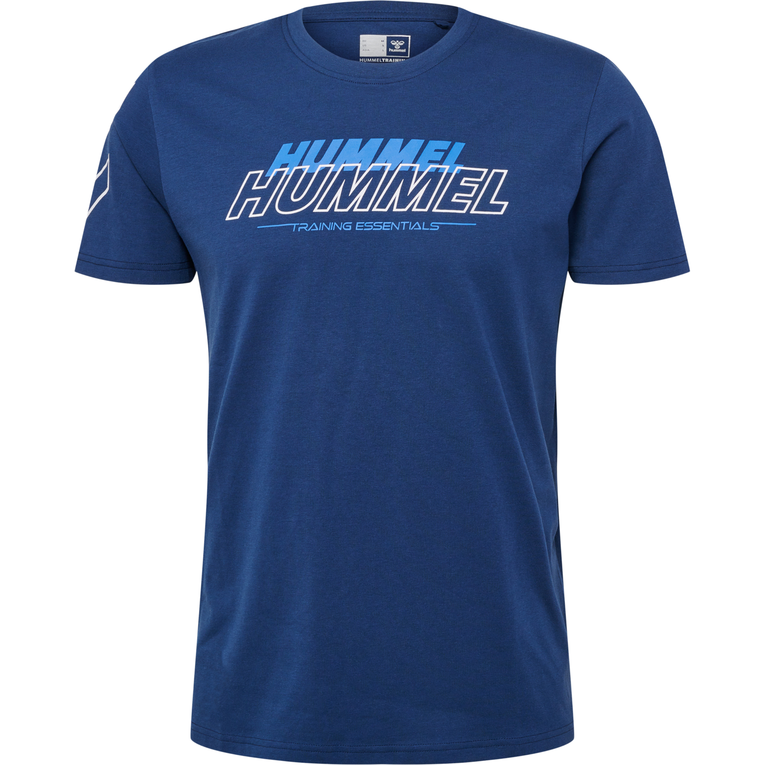 hmlTE JEFF COTTON T-SHIRT, INSIGNIA BLUE, packshot