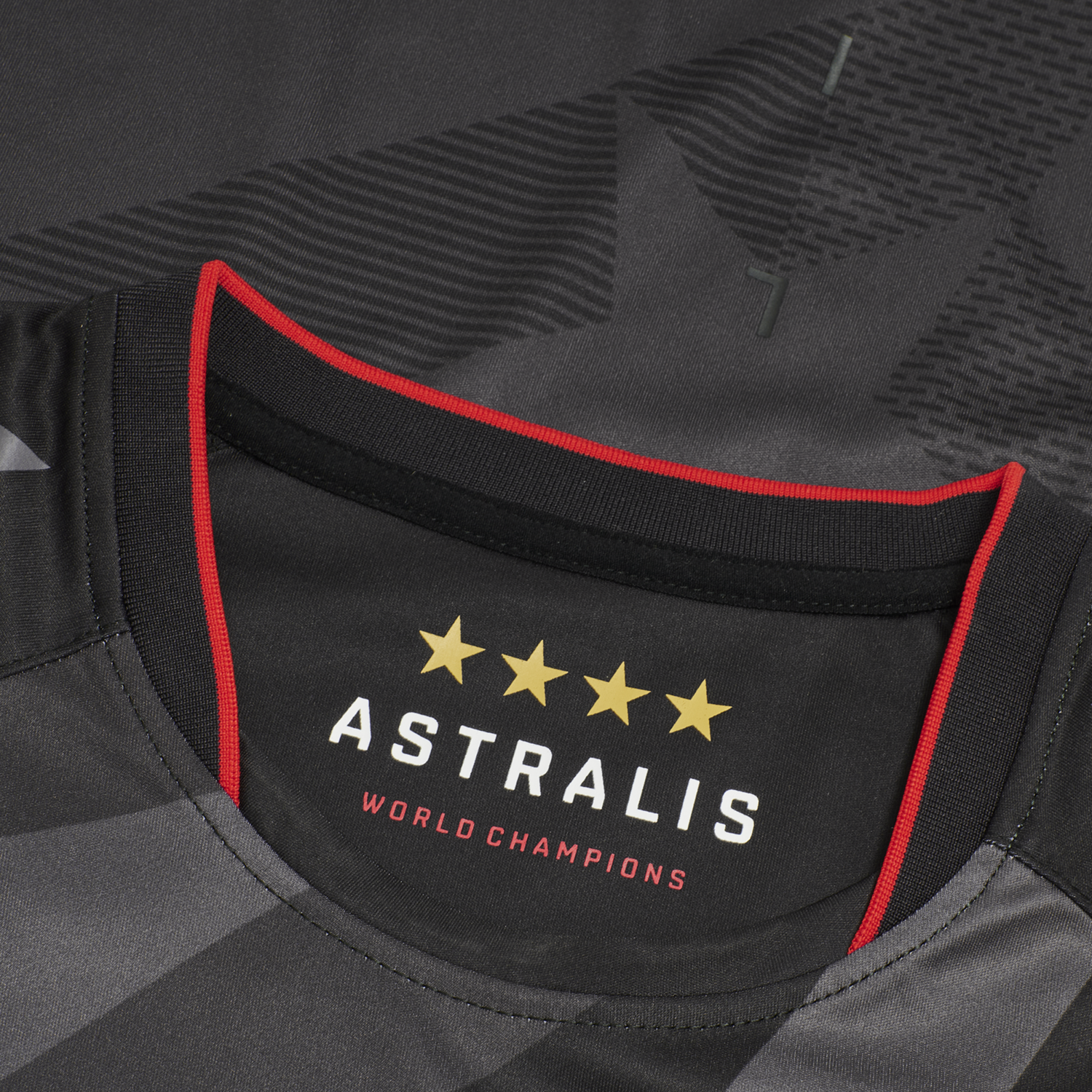 ASTRALIS 20/21 GAME JERSEY S/S_KIDS, BLACK W/LOGO, packshot