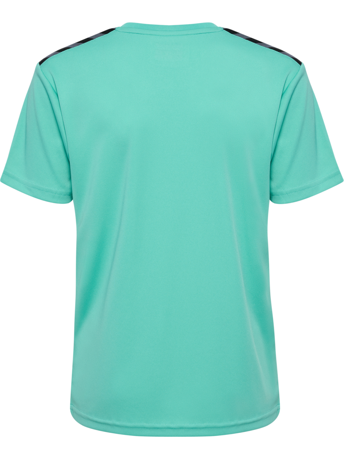 hmlAUTHENTIC PL JERSEY S/S KIDS, !TURQUOISE /ASPHALT, packshot